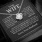 To My Wife | Your Last Everything | Love Knot Necklace - Elliotrose Gifts