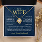 To My Wife | Your Last Everything | Love knot Necklace - Elliotrose Gifts