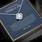 To My Wonderful Mother In Law | So Lucky | Love Knot Necklace - Elliotrose Gifts