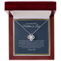 To My Wonderful Mother In Law | So Lucky | Love Knot Necklace - Elliotrose Gifts