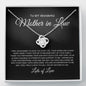 Wonderful Mother In Law | So Blessed | Love Knot Necklace - Elliotrose Gifts