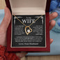 [ALMOST GONE] To My Wife | Squeezed This Necklace | Forever Love Necklace - Elliotrose Gifts