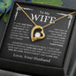 [ALMOST GONE] To My Wife | Squeezed This Necklace | Forever Love Necklace - Elliotrose Gifts