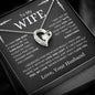 [ALMOST GONE] To My Wife | Squeezed This Necklace | Forever Love Necklace - Elliotrose Gifts