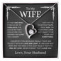 [ALMOST GONE] To My Wife | Squeezed This Necklace | Forever Love Necklace - Elliotrose Gifts