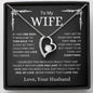 [ALMOST GONE] To My Wife | Squeezed This Necklace | Forever Love Necklace - Elliotrose Gifts