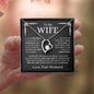 [ALMOST GONE] To My Wife | Squeezed This Necklace | Forever Love Necklace - Elliotrose Gifts