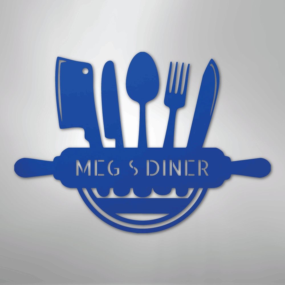 Art in the Kitchen Monogram - Steel Sign - Elliotrose Gifts