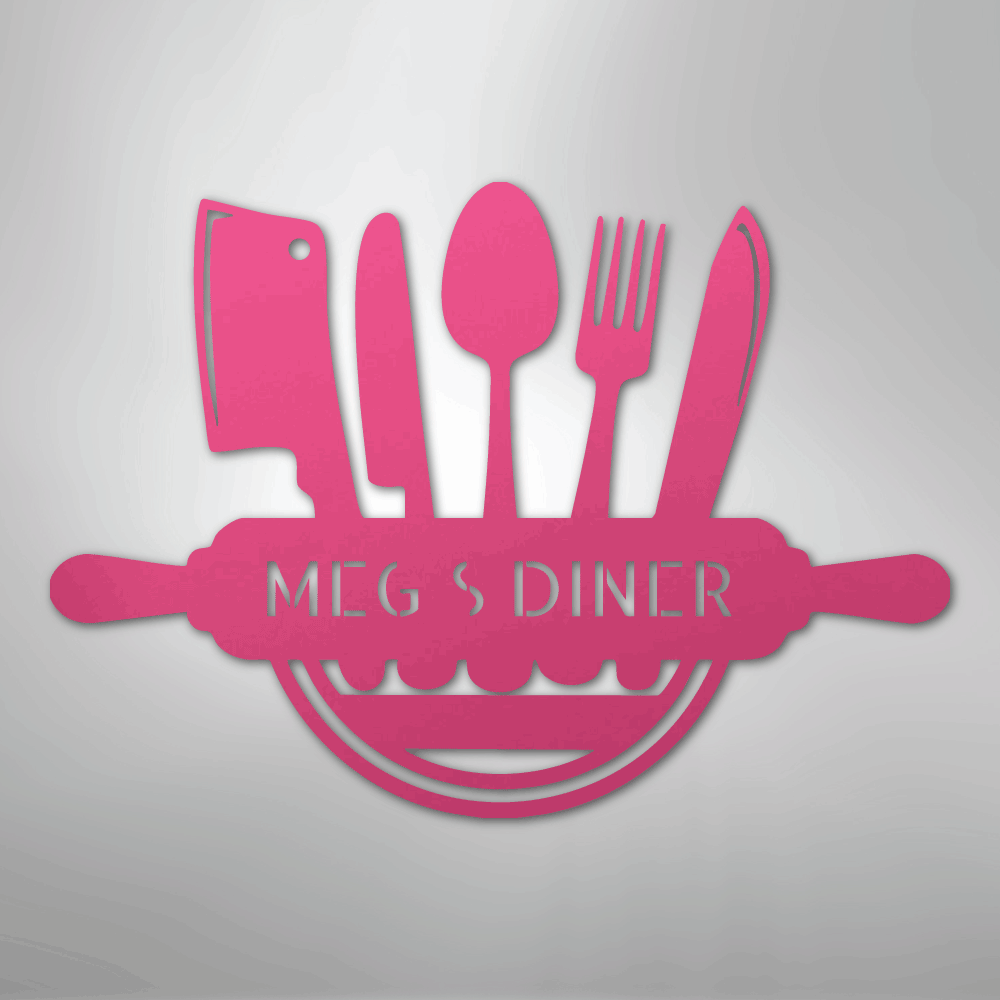 Art in the Kitchen Monogram - Steel Sign - Elliotrose Gifts