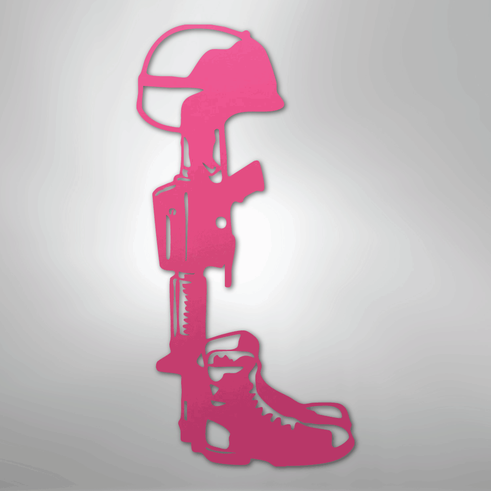 Fallen Soldier Memorial - Steel Sign - Elliotrose Gifts