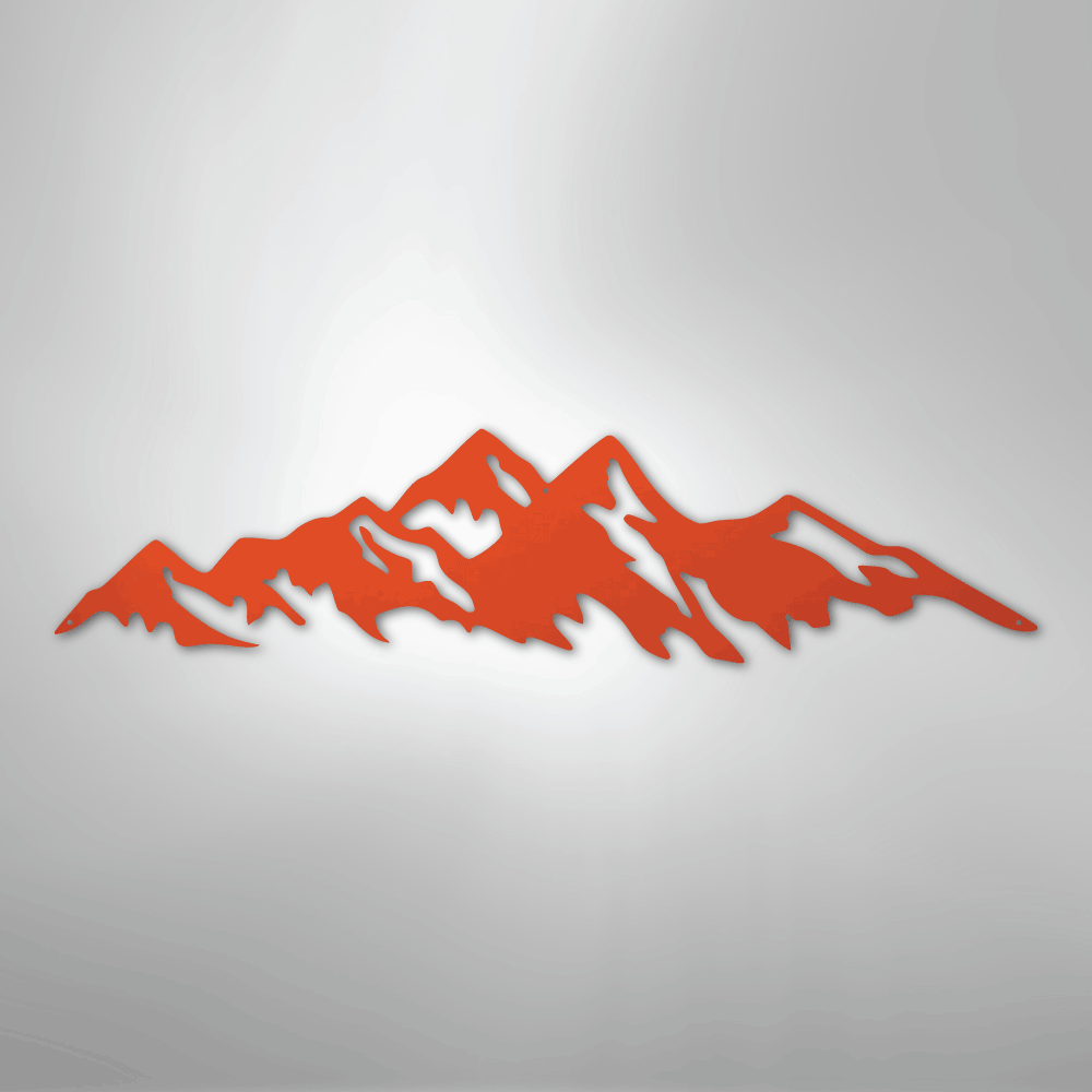 Mountain Ridge - Steel Sign - Elliotrose Gifts