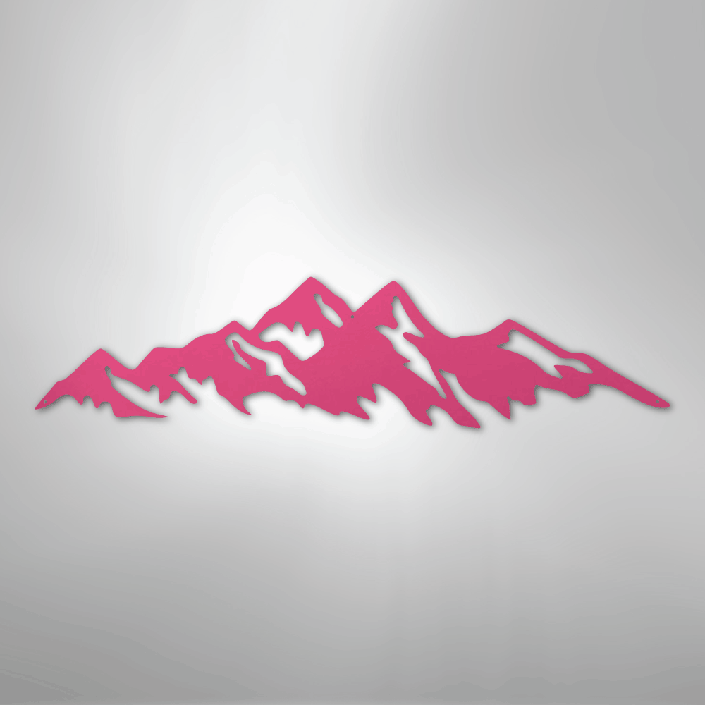 Mountain Ridge - Steel Sign - Elliotrose Gifts