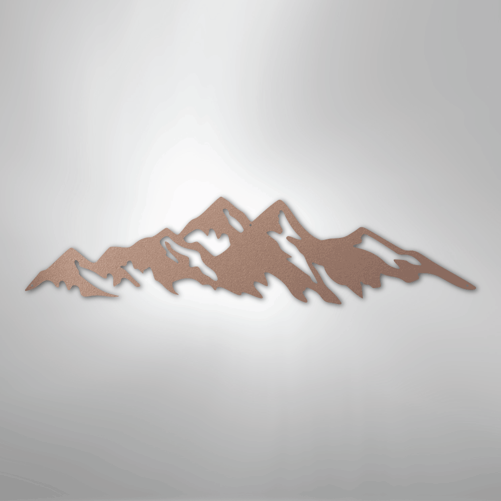 Mountain Ridge - Steel Sign - Elliotrose Gifts