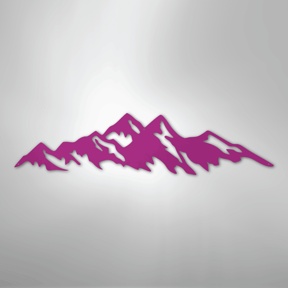 Mountain Ridge - Steel Sign - Elliotrose Gifts