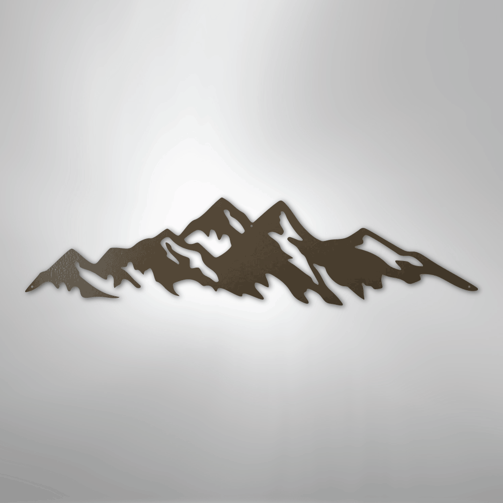 Mountain Ridge - Steel Sign - Elliotrose Gifts
