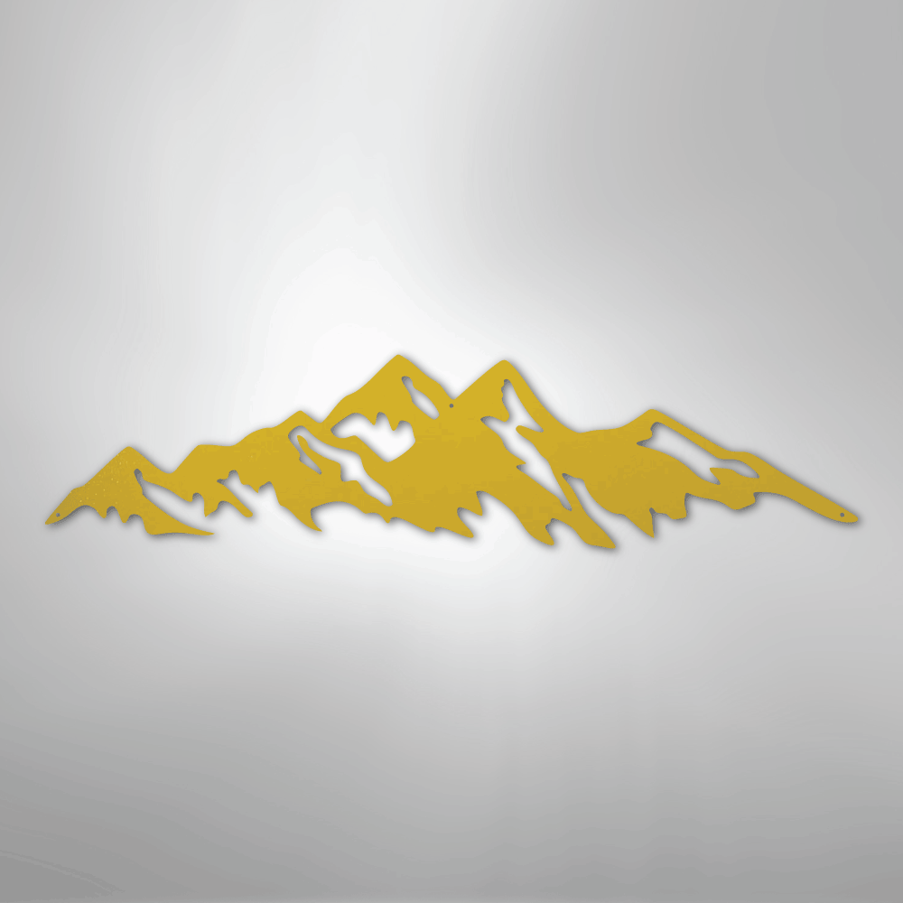 Mountain Ridge - Steel Sign - Elliotrose Gifts