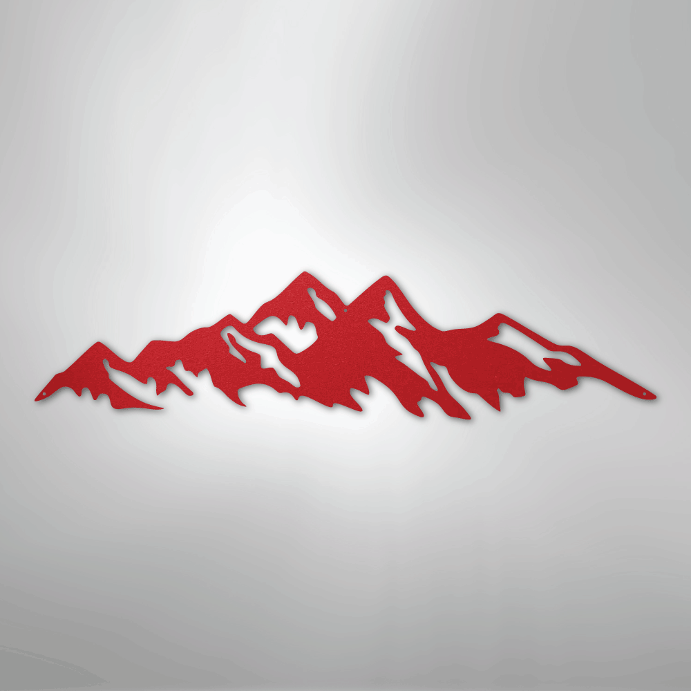 Mountain Ridge - Steel Sign - Elliotrose Gifts