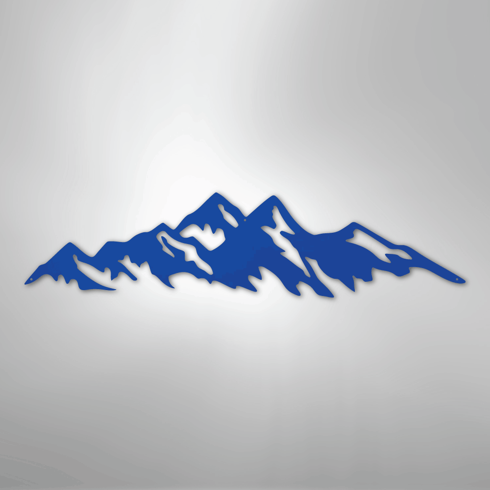 Mountain Ridge - Steel Sign - Elliotrose Gifts