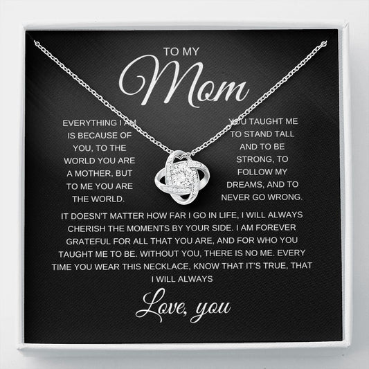 70 Love Knot Necklace - Elliotrose Gifts