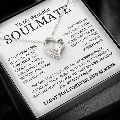[ALMOST SOLD OUT] Beautiful Soulmate | One Wish | Forever Love Necklace - Elliotrose Gifts