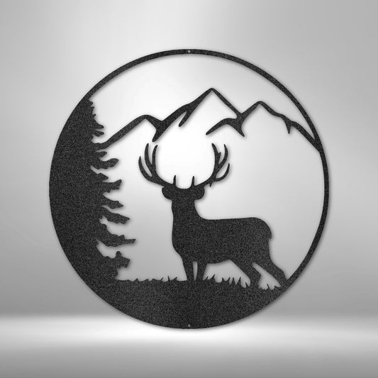 Graceful Deer - Steel Sign - Elliotrose Gifts