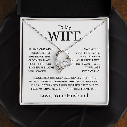 My Wife | One Wish | Forever Love Necklace - Elliotrose Gifts
