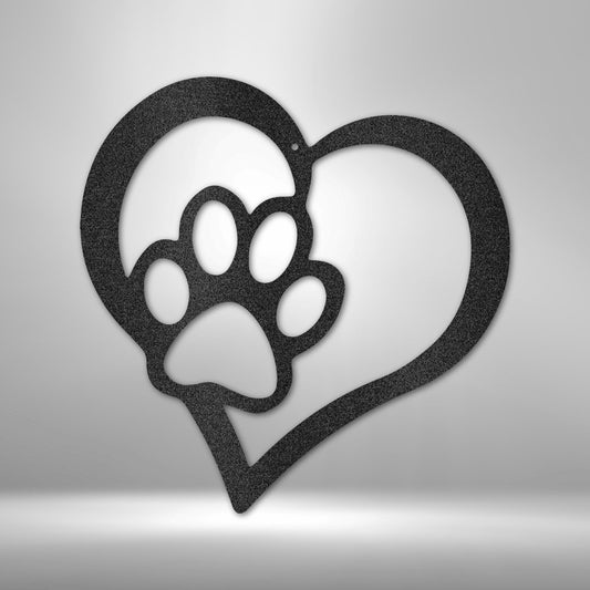 Puppy Love - Steel Sign - Elliotrose Gifts