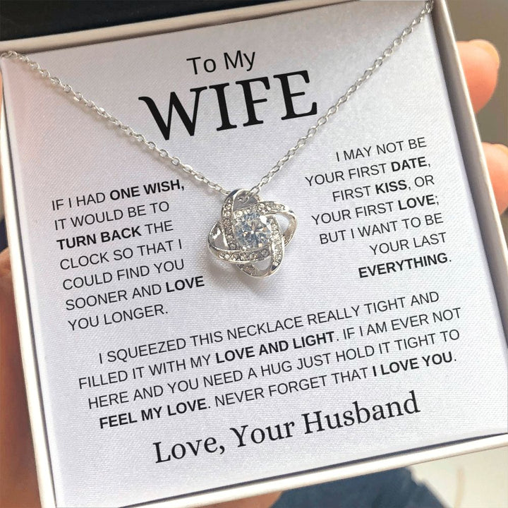 To my wife last everything necklace Clearance