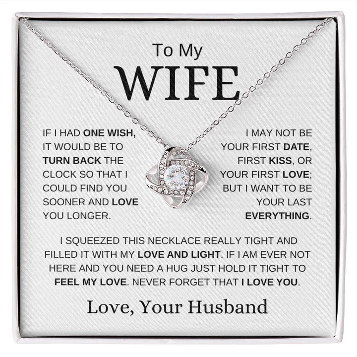 To My Wife Necklace, Birthday Gift, Deep Love Messages for Wife, Romantic  Wife Gift, Husband To Wife, Necklace for My Wife,gift for Wife | Wish