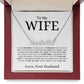 To My Wife | Never Forget That I Love You | Custom Named Necklace - Elliotrose Gifts